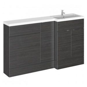 fuji-150cm-right-handed-vanity-wc-unit-hacienda-black
