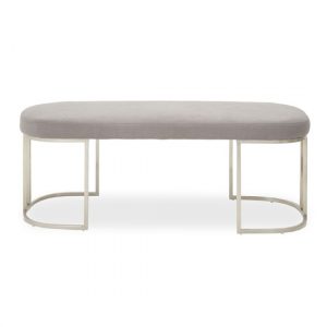 glidden-fabric-hallway-bench-curved-legs-grey