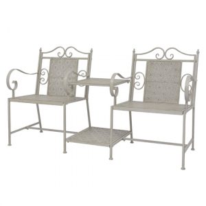 hayat-steel-2-seater-garden-seating-bench-grey