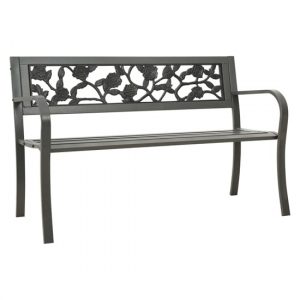 inaya-125cm-rose-design-steel-garden-seating-bench-grey