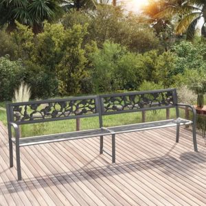 inaya-246cm-rose-design-steel-garden-seating-bench-grey