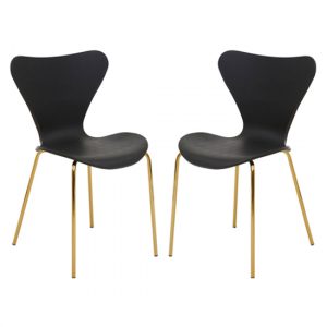 leila-black-plastic-dining-chair-gold-metal-legs-a-pair