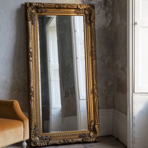 louisa-rectangular-leaner-mirror-gold-frame