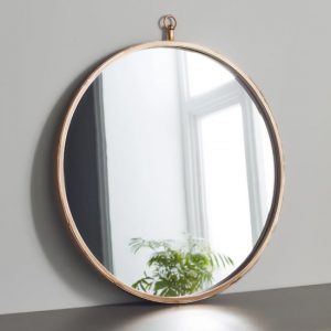 manhattan-round-bedroom-mirror-pink-copper-frame