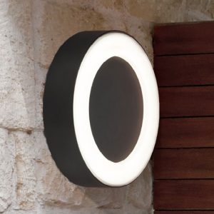 matar-outdoor-led-circle-wall-light-frosted-diffuser-black