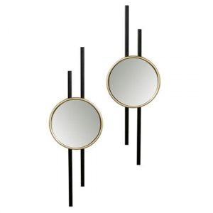 nifty-set-of-2-wall-bedroom-mirror-black-gold-frame