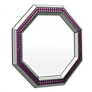 nthrow-octagonal-wall-mirror-purple-clear-frame