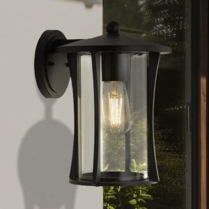 pagoda-outdoor-wall-light-black-clear-glass