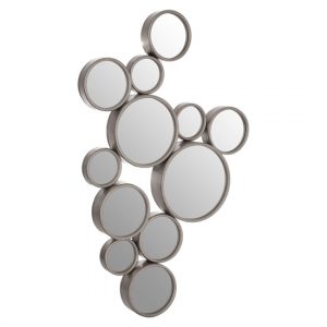 persacone-small-multi-bubble-design-wall-mirror-silver-frame