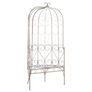 piper-95cm-wrought-iron-garden-seating-bench-antique-brown