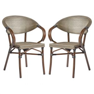 ponte-outdoor-gold-black-weave-armchairs-pair