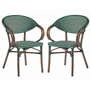 ponte-outdoor-white-green-weave-armchairs-pair