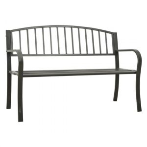 prisha-steel-garden-seating-bench-grey
