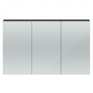 quincy-135cm-mirrored-cabinet-gloss-grey-3-doors