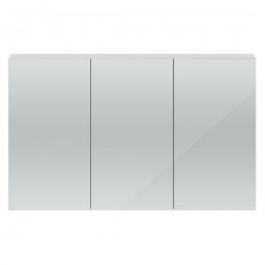 quincy-135cm-mirrored-cabinet-gloss-grey-mist-3-doors