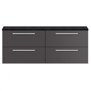 quincy-140cm-wall-vanity-gloss-grey-black-worktop