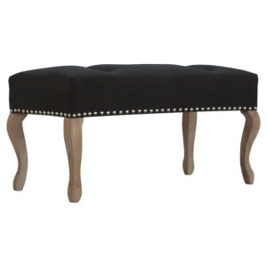 rarer-velvet-french-style-hallway-bench-black-sunbleach