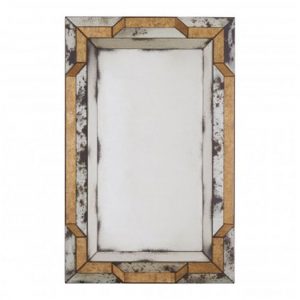 raze-3d-design-wall-mirror-antique-silver-gold-frame