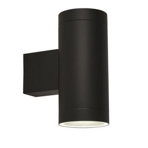 rochester-2-lights-outdoor-wall-light-sensor-matt-black