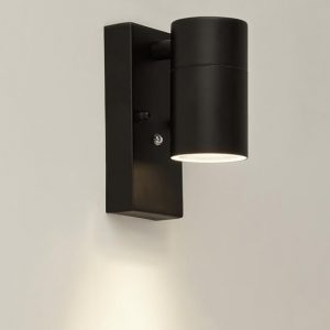 rochester-outdoor-wall-light-down-sensor-matt-black