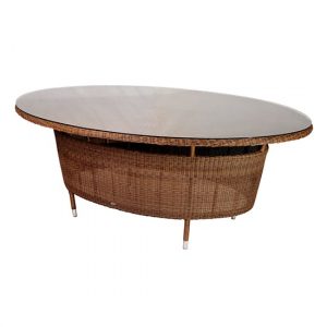 sanmo-oval-glass-top-dining-table-red-pine