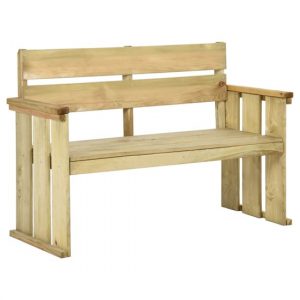 saumya-121cm-wooden-garden-seating-bench-green-impregnated
