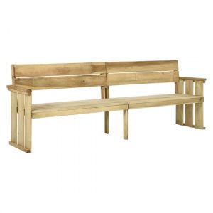 saumya-233cm-wooden-garden-seating-bench-green-impregnated