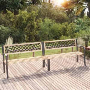 siya-238cm-wooden-garden-bench-steel-frame-black
