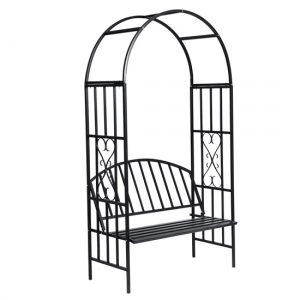 skylar-metal-garden-seating-bench-rose-arch-black
