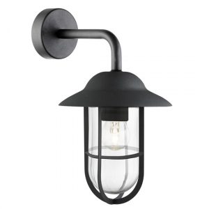 toronto-outdoor-clear-glass-wall-light-matt-black