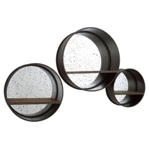 trigona-set-of-3-wall-bedroom-mirrors-matte-silver-frame