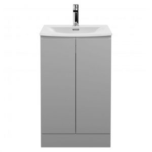 urfa-50cm-2-doors-vanity-curved-basin-satin-grey