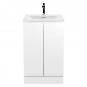 urfa-50cm-2-doors-vanity-curved-basin-satin-white