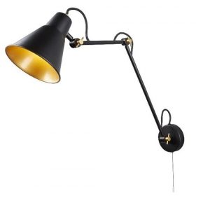 7403bk-sl-goldsingle-light-adjustable-wall-bracket