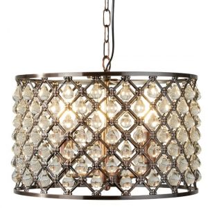 7813-3CU-sl-marquise-copper-celing-light-drum-pendant