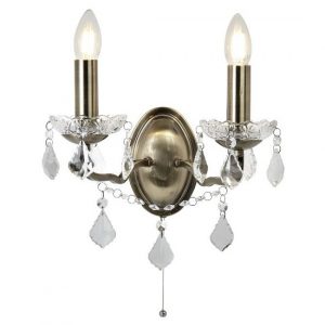 8732-2ab-sl-double-light-wall-bracket-in-clear-crystal-drops