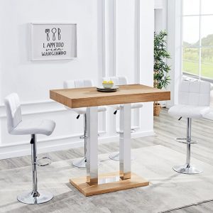 Caprice-Bar-Table-Oak-Stainless-Steel-Legs-3