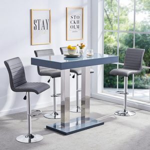 Caprice-Glass-Bar-Table-Grey-Gloss-4-Ripple-Stools