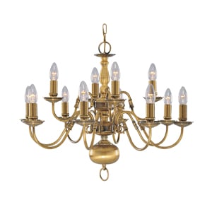 Flemish-Antique-Brass-Ceiling-Light-1019-12AB