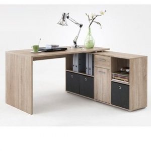 Flexi-Wooden-Corner-Computer-Desk-Canadian-Oak