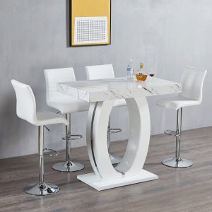 Halo-Bar-Table-Shiny-Marble-4-Ripple-White-Bar-Stools