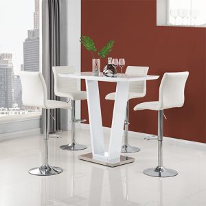 Ilko-Gloss-Bar-Table-White-4-White-Ripple-Stools-New