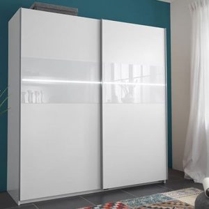 Shine-Sliding-Wardrobe-In-Alpine-White-2-Door-Light
