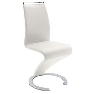 Summer-Z-Faux-Leather-Dining-Chair-White-Chrome-Feet