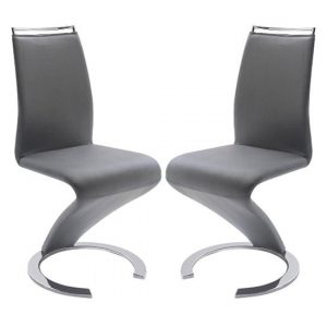 Summer-Z-Grey-Faux-Leather-Dining-Chairs-Pair