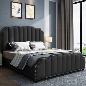 abilene-plush-velvet-double-bed-black