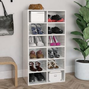 acciai-high-gloss-shoe-storage-rack-12-shelves-white