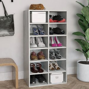 acciai-shoe-storage-rack-12-shelves-concrete-effect