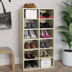acciai-wooden-shoe-storage-rack-12-shelves-sonoma-oak
