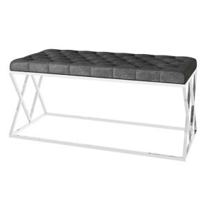 adele-velvet-fabric-upholstered-dining-bench-dark-grey